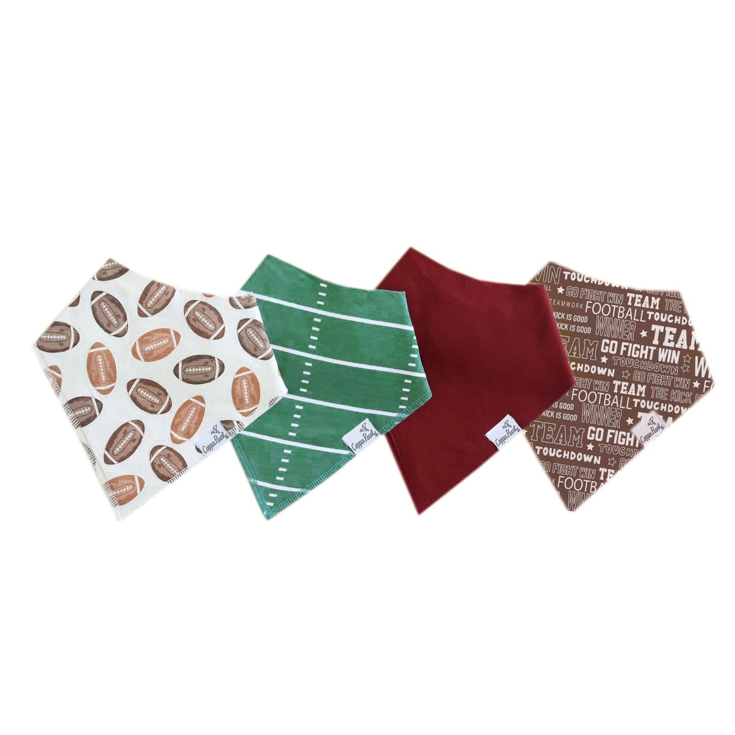 Copper Pearl Bandana Bib Set