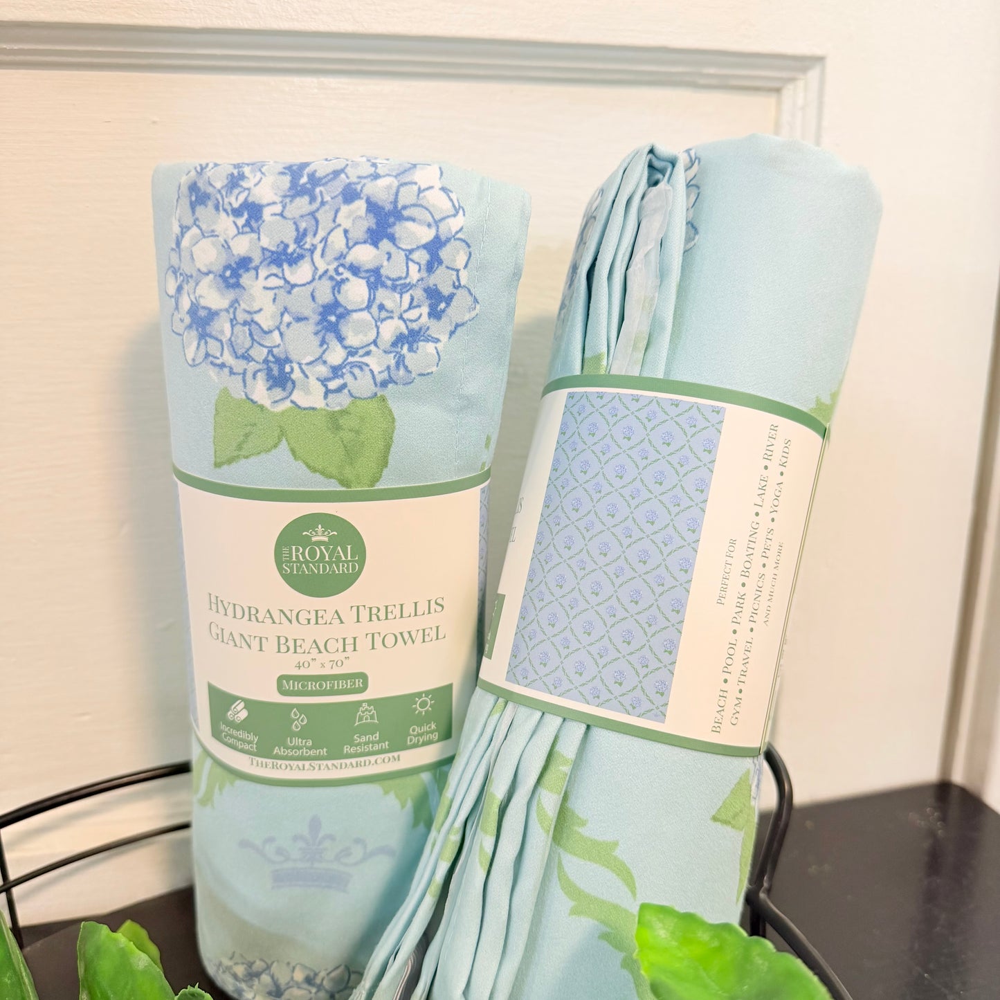 Hydrangea Beach Towel