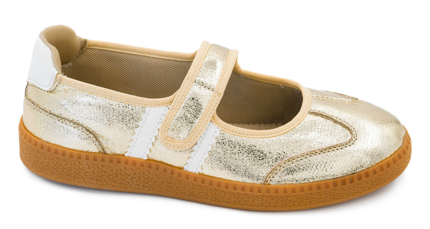 Gold Mary Jane Sneaker