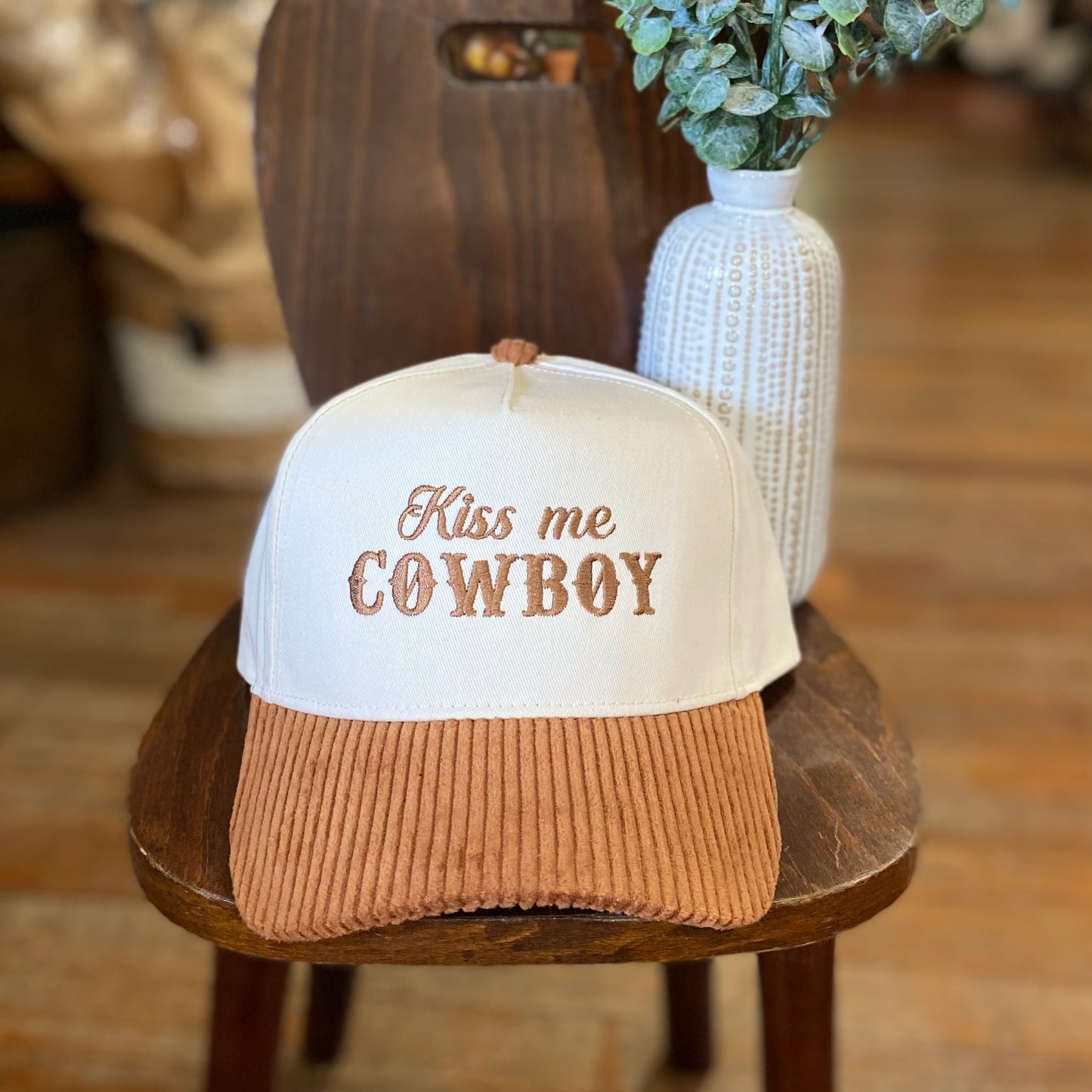 Kiss Me Cowboy Cap