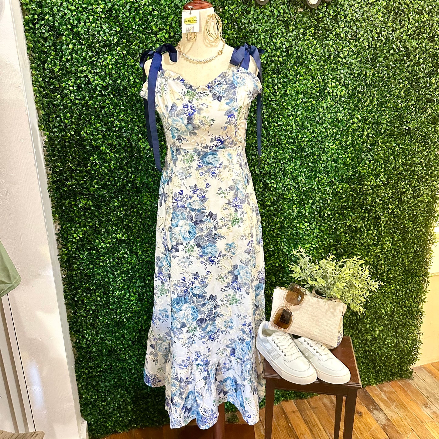 Floral Garden Eyelet Dress