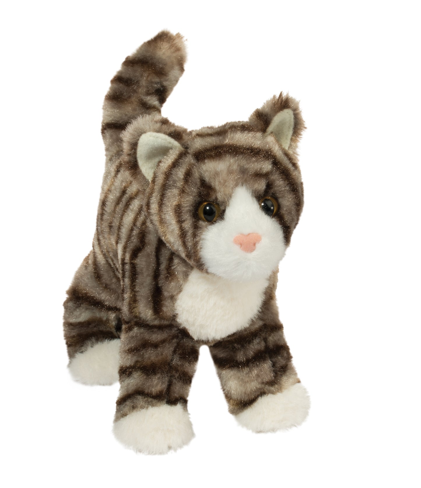 Plush Gray Stripe Kitty