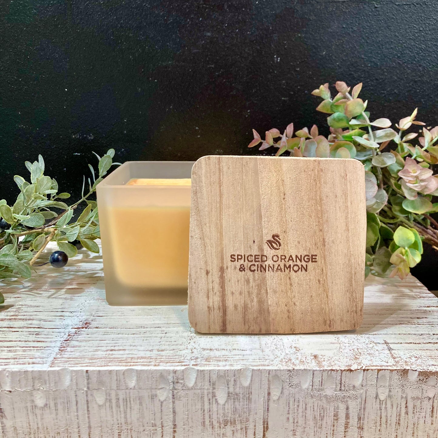Swan Creek Frosted Glass Candle