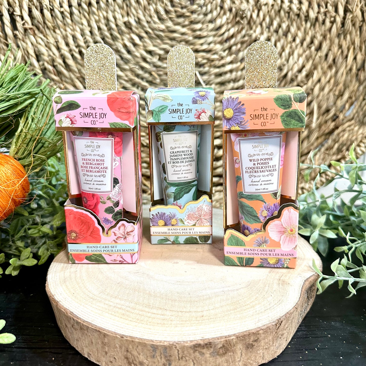 Flower Hand Cream & Nail File Gift Set