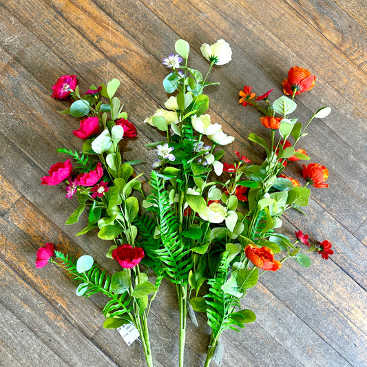 Flower Spray in 3 Colors