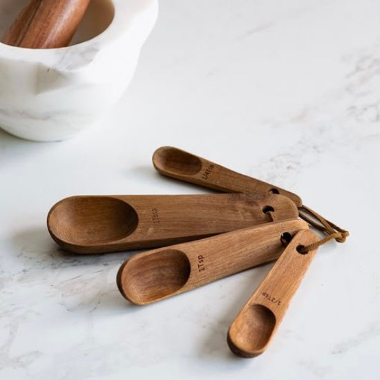 Acacia Wood Measuring Spoons