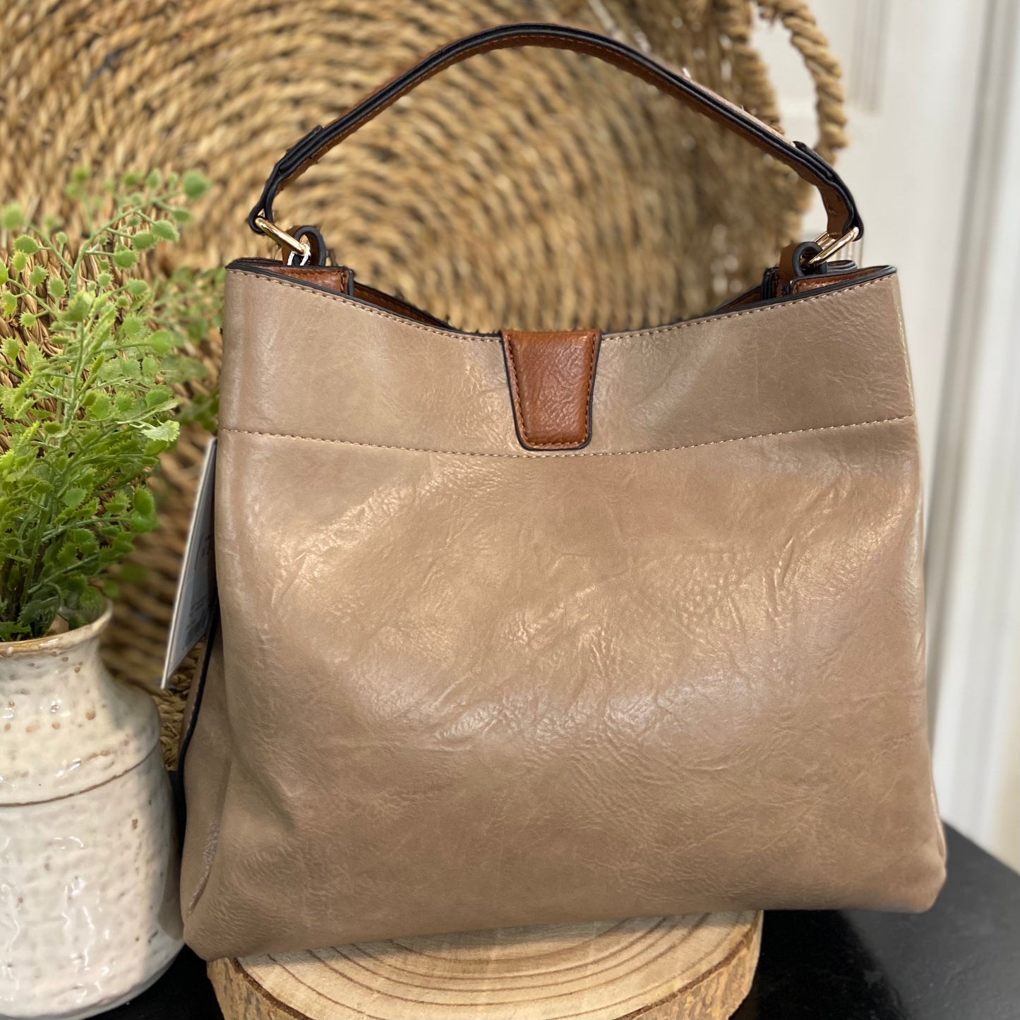 Jen & Co Tati Satchel Zip Handbag