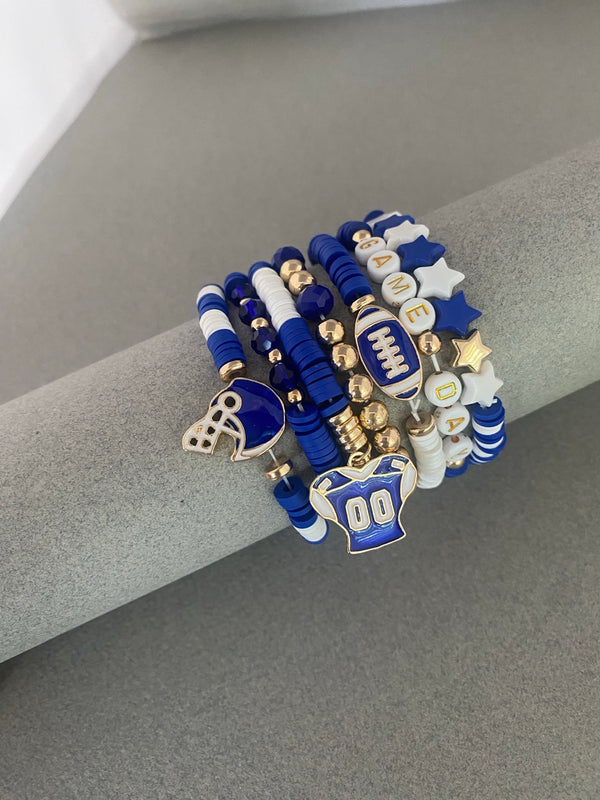 Set of 7 Gameday Bracelets