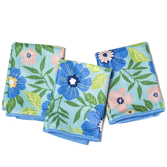 Mighty Mini Towel Garden Pattern (Set of 3)