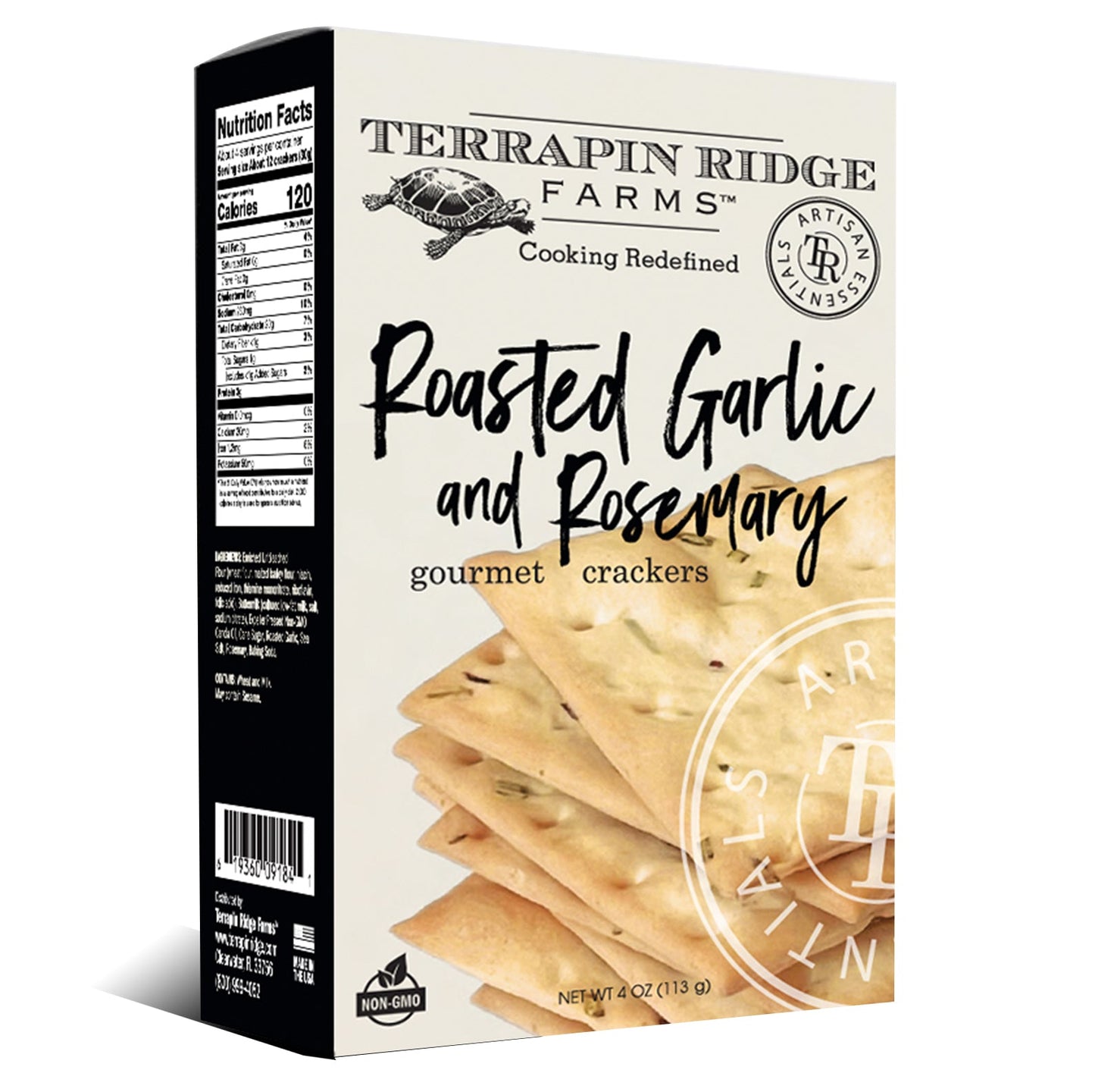 Terrapin Ridge Roasted Garlic & Rosemary Crackers
