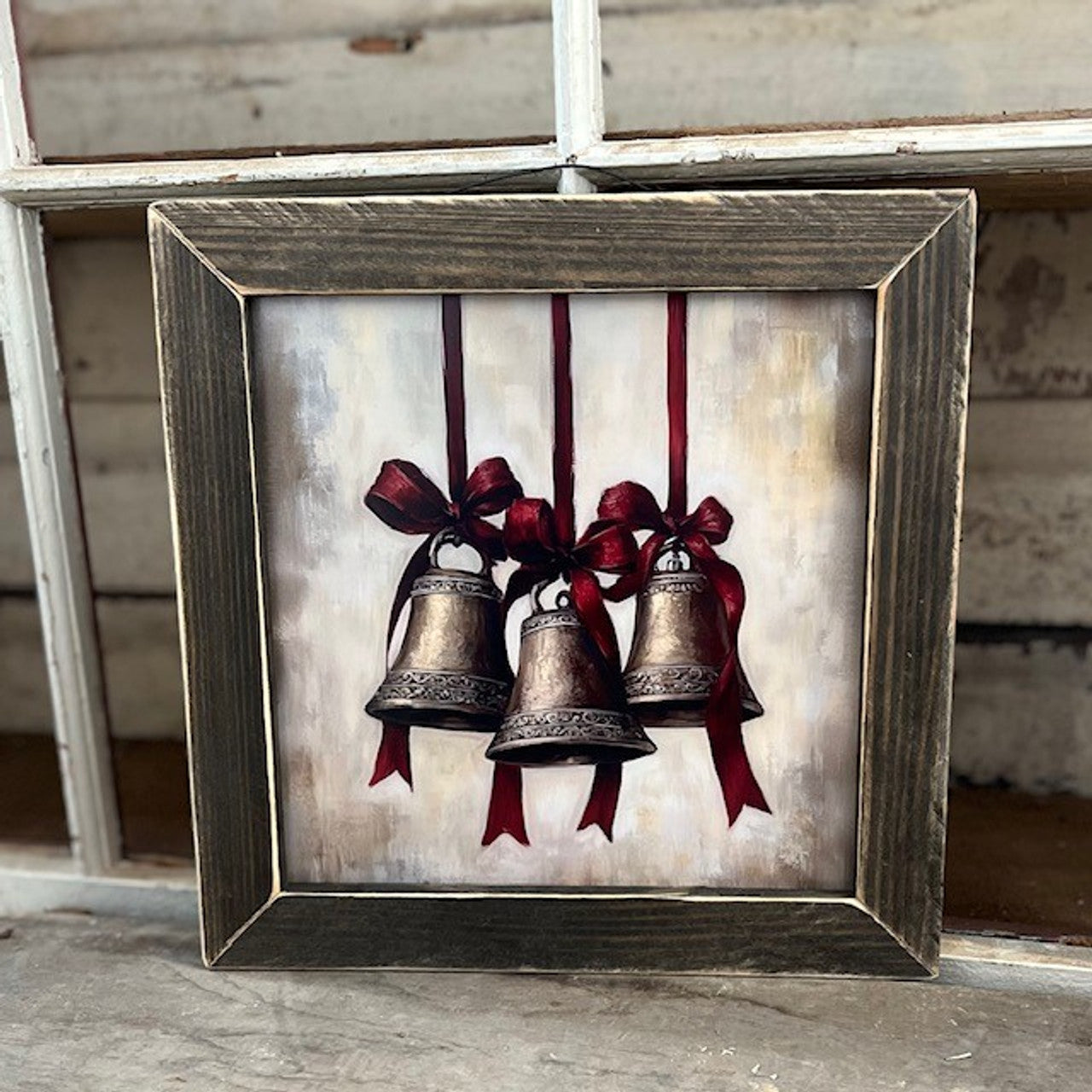Three Gold Bells Wall Art