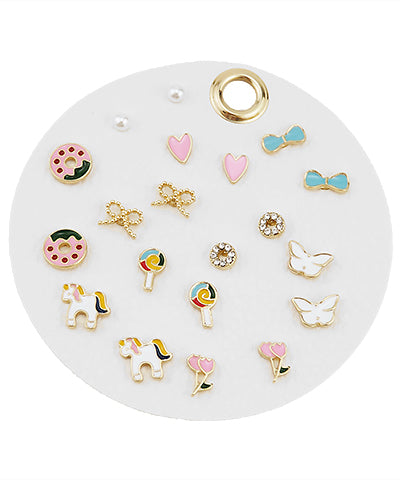 Assorted Stud Earring Set