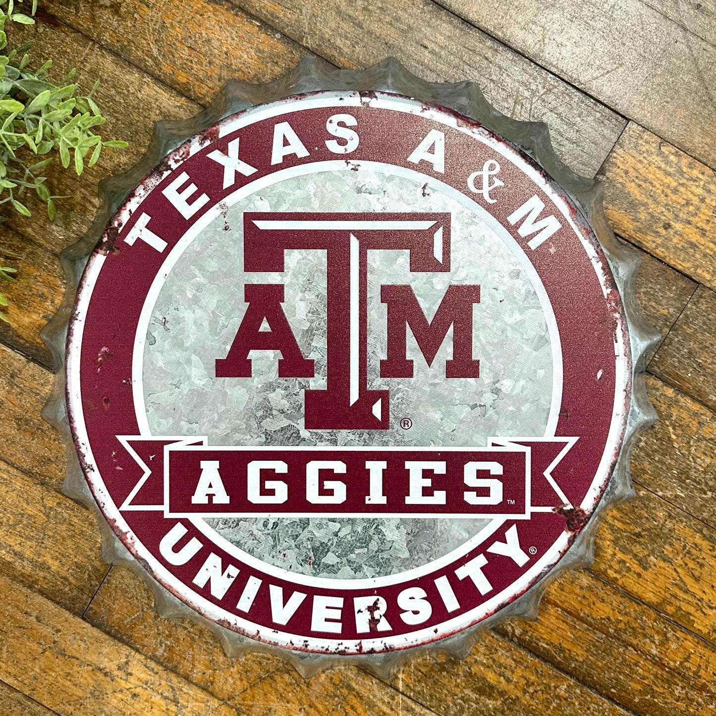 A&M Bottle Cap Sign