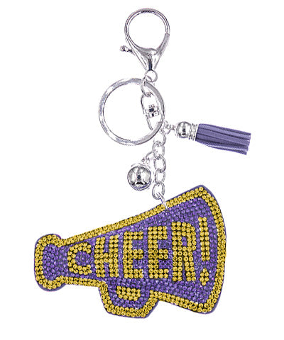 Cheer Megaphone Keychain/Charm