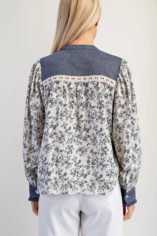 Floral Long Sleeve Blouse