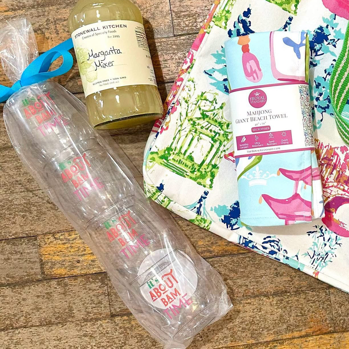 About Bam Time Wine Glass Set