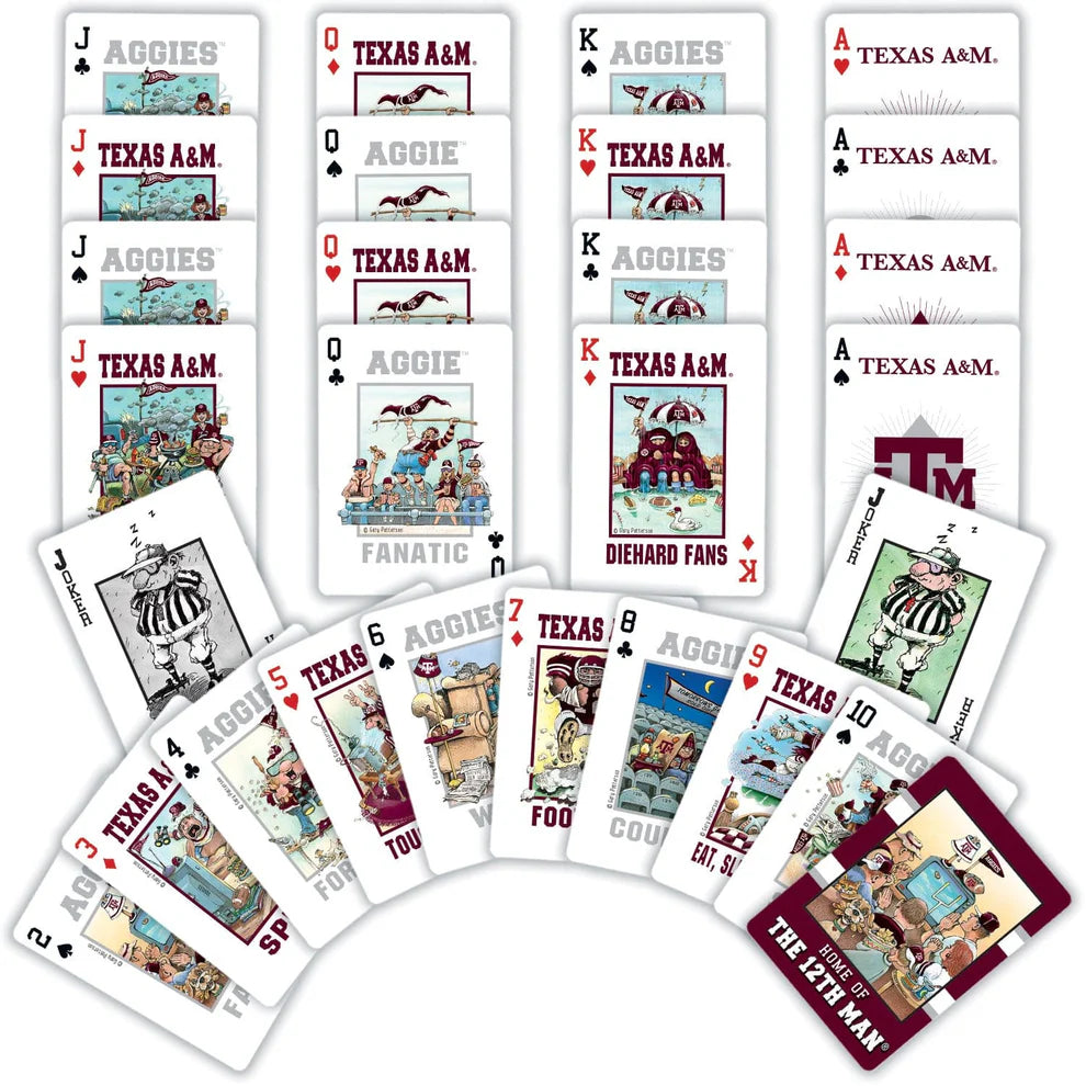 Texas A&M Aggies Fan Deck Playing Cards