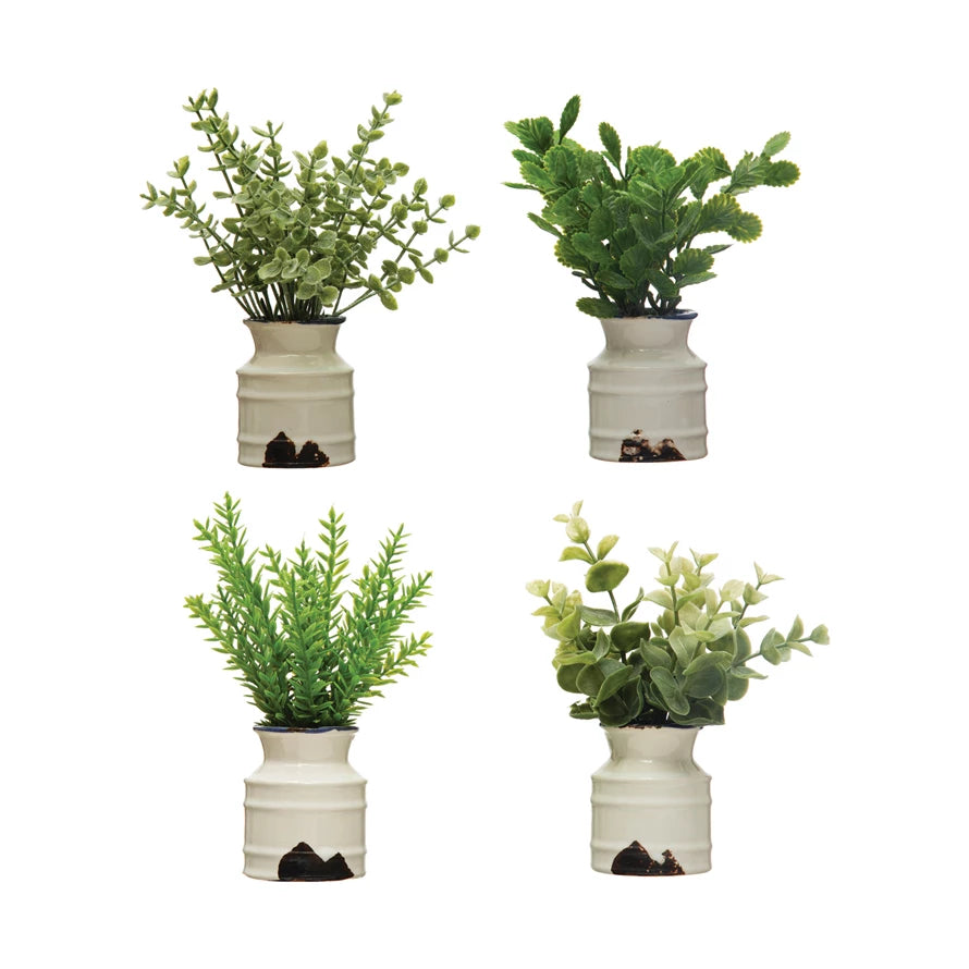 Faux Potted Plant