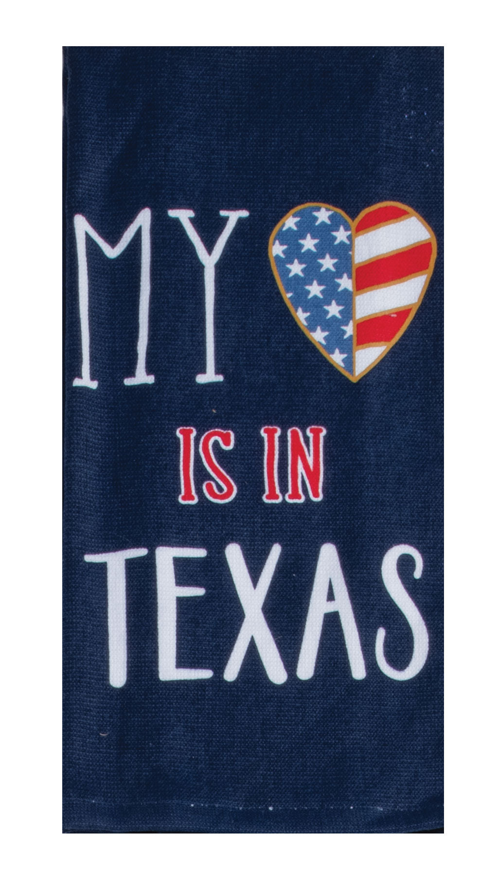 My Heart Is In Texas Towel