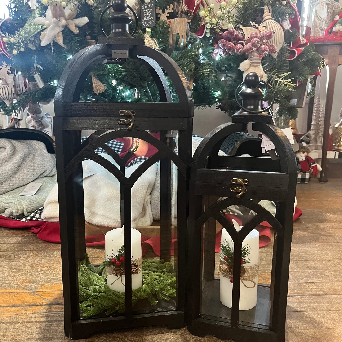 Arched Wood Lantern
