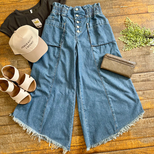 Denim Culottes