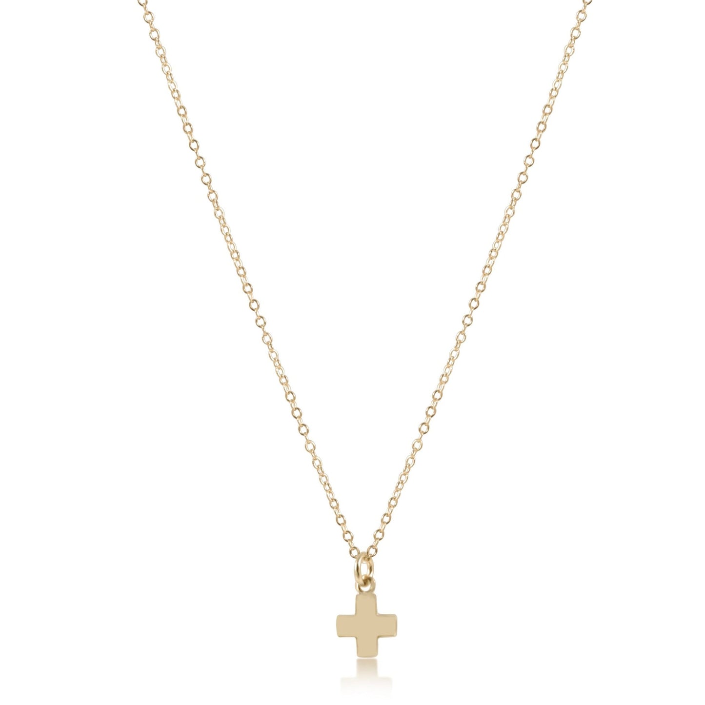 enewton 16" Necklace Gold- Signature Cross Charm