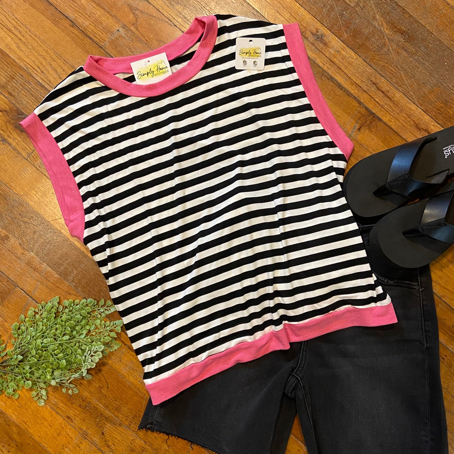Stripe Knit Top