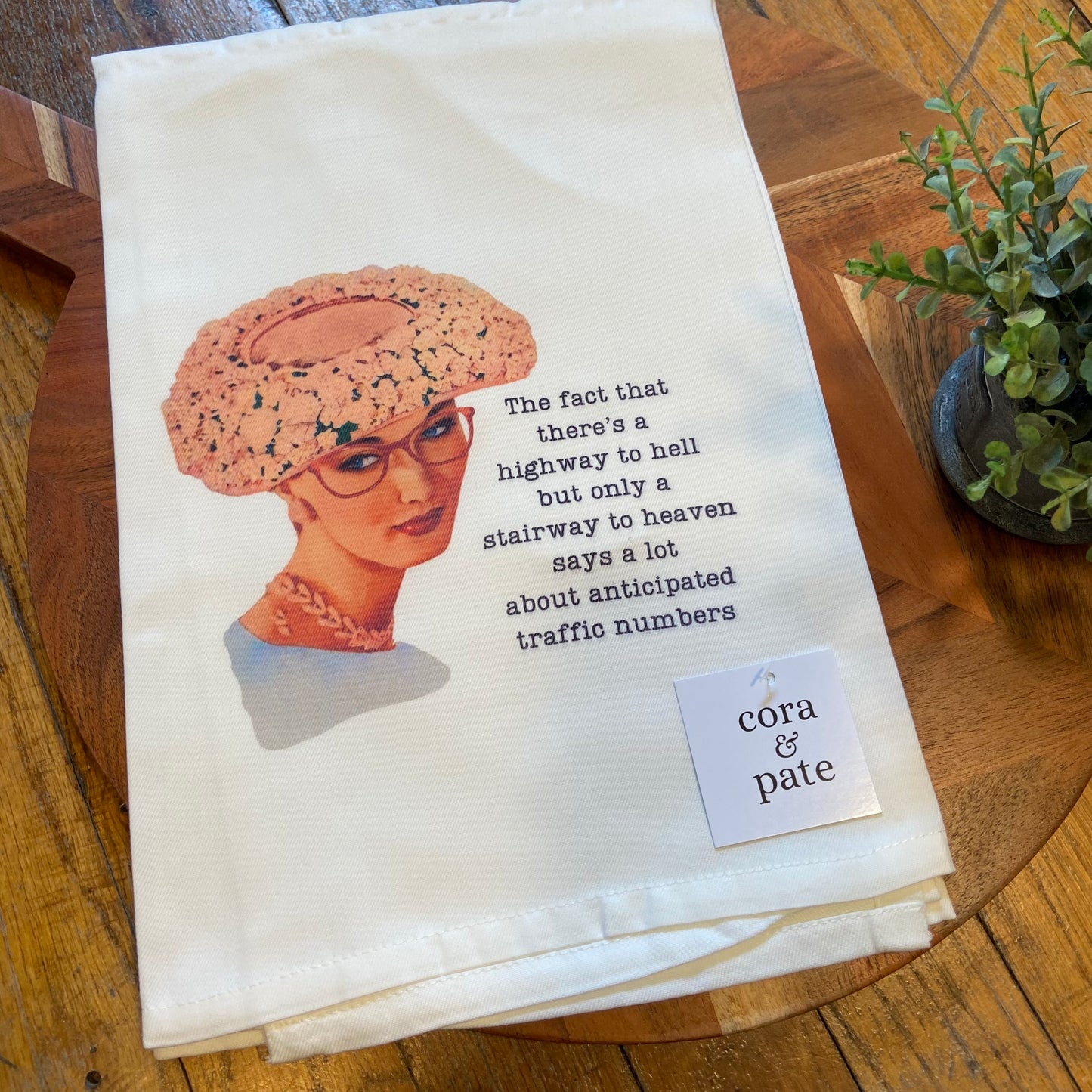 Traffic Numbers Towel