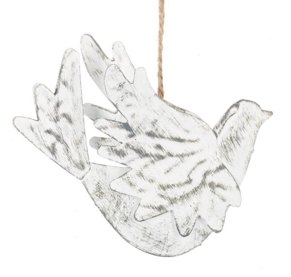 Dove Metal Ornament