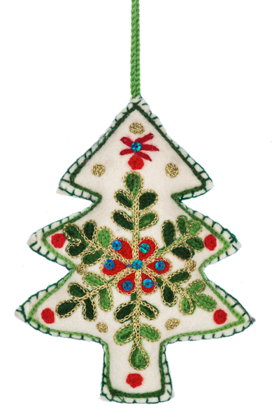 Wool Tree Ornament