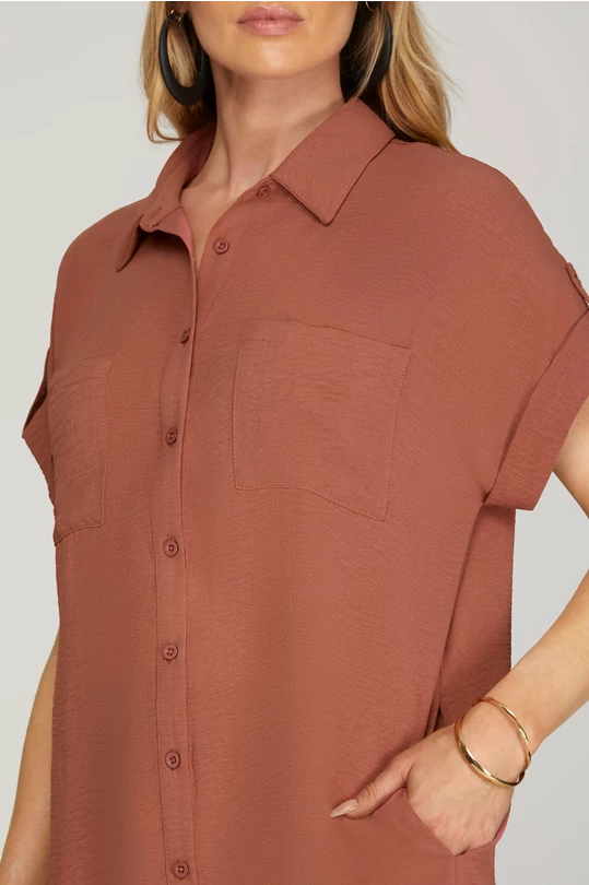 Drop Shoulder Dress