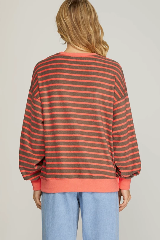 Long Sleeve Stripe Shirt