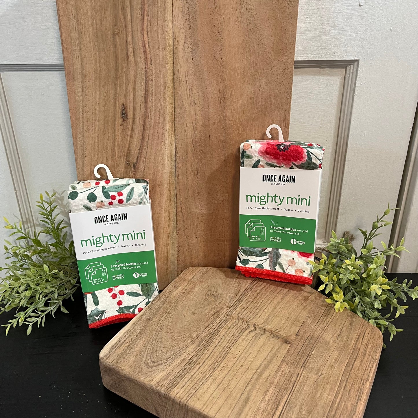 Mighty Mini Towels Flora Pattern (Set of 3)