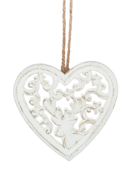 Carved Tree, Heart or Angel Ornament