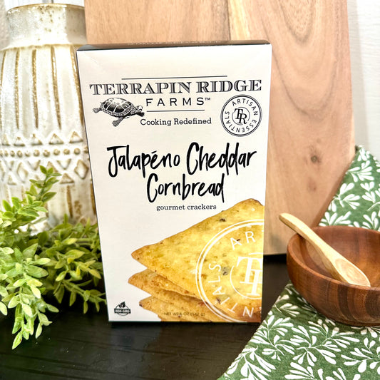 Terrapin Ridge Jalapeno Cheddar Cornbread Crackers
