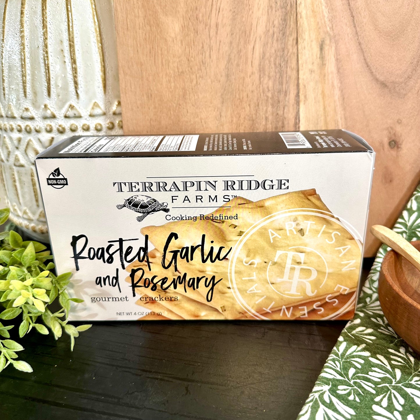 Terrapin Ridge Roasted Garlic & Rosemary Crackers