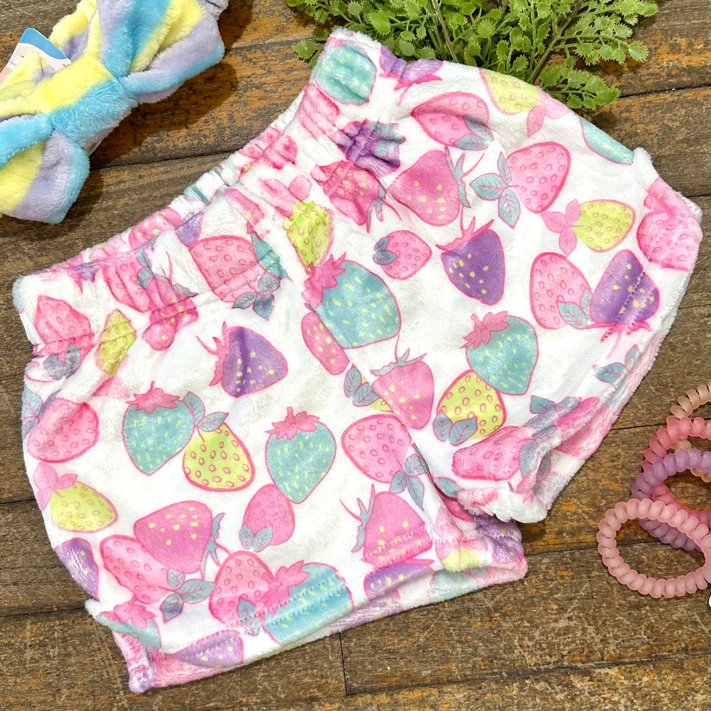 Berry Plush Shorts