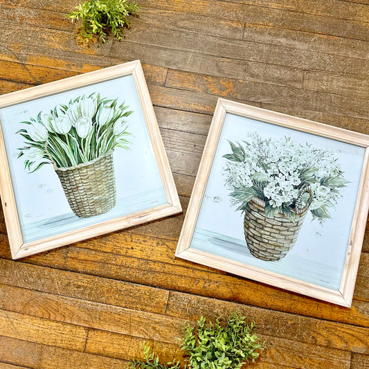 Framed Floral Print