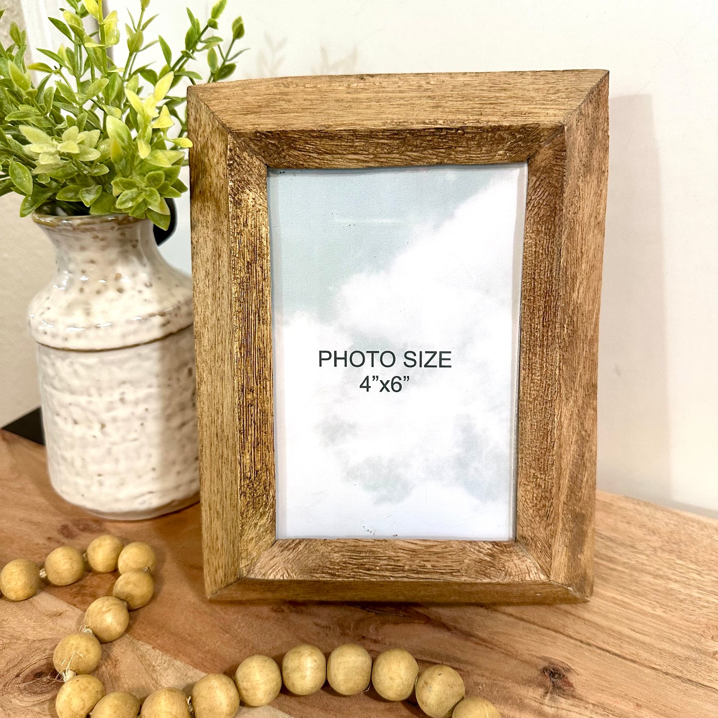 Natural Wood Frame 6x4