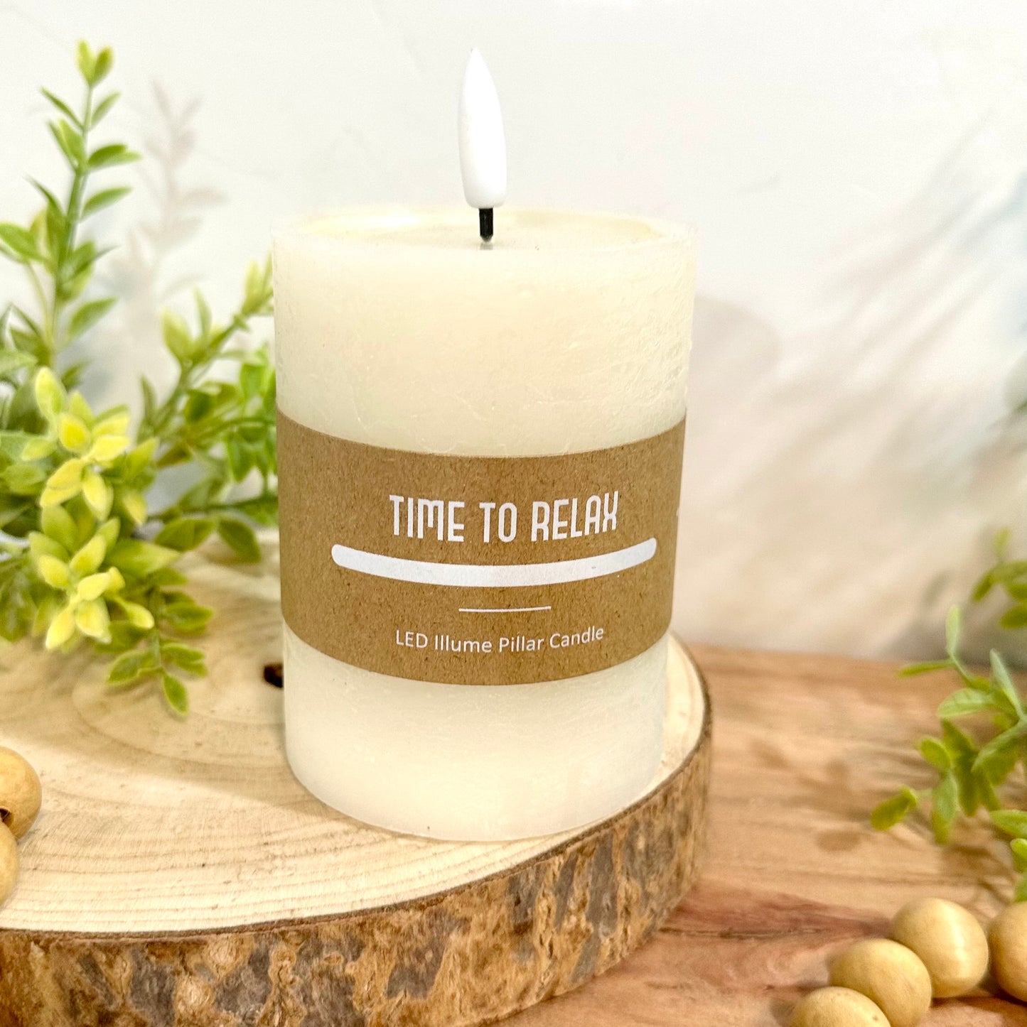 4" LED Pillar Candle