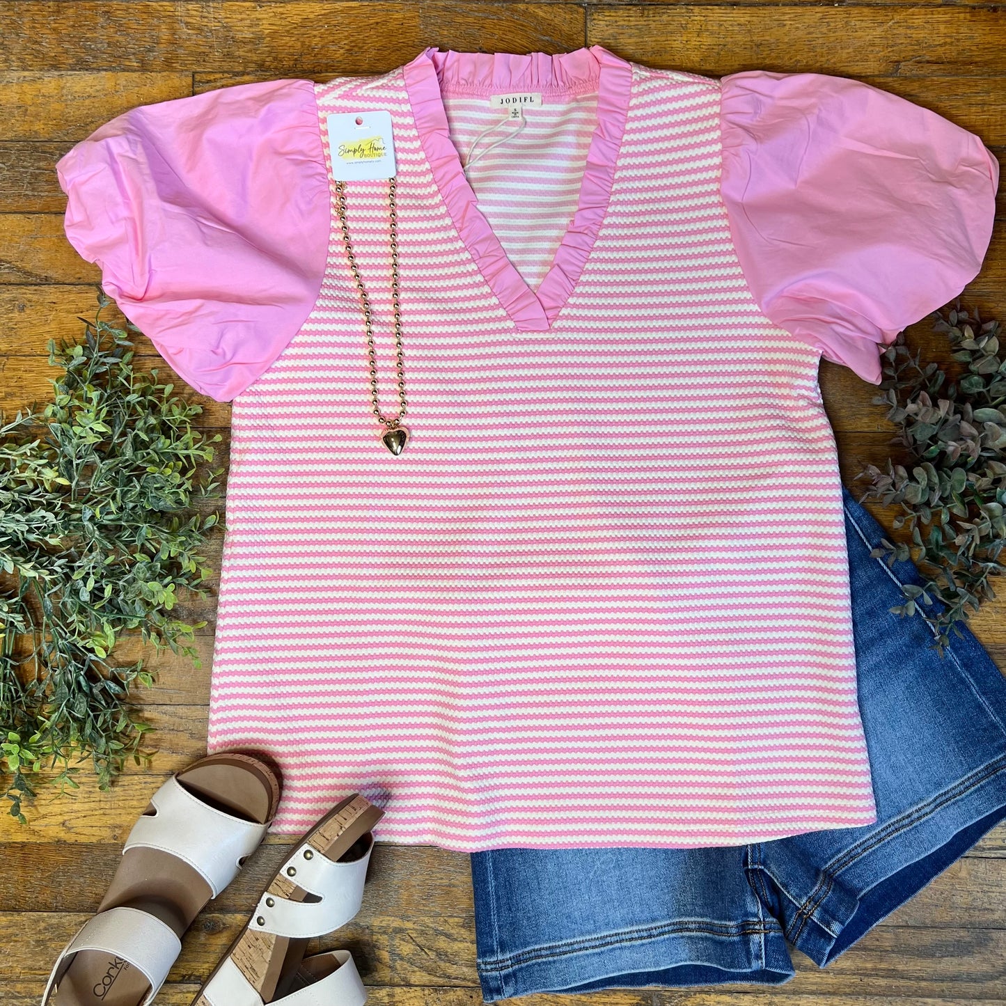 Stripes and Solid Top