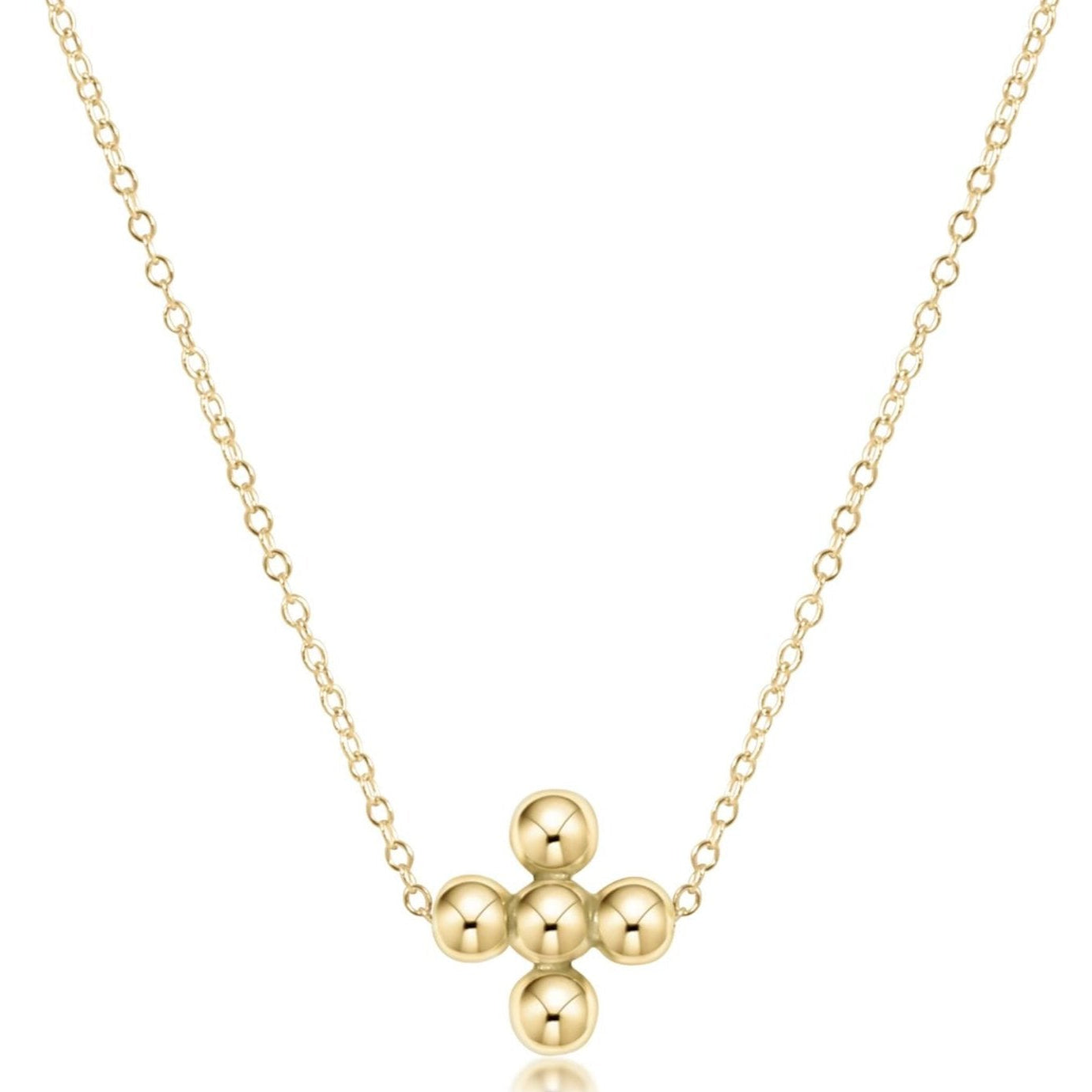 enewton 16" Bead Signature Cross