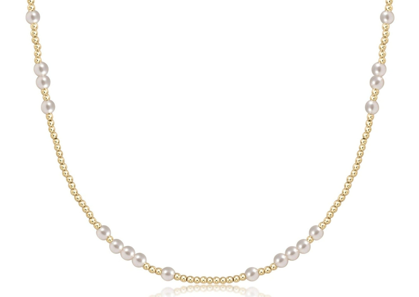 enewton 17" Choker Hope Unwritten Pearl 4mm Necklace