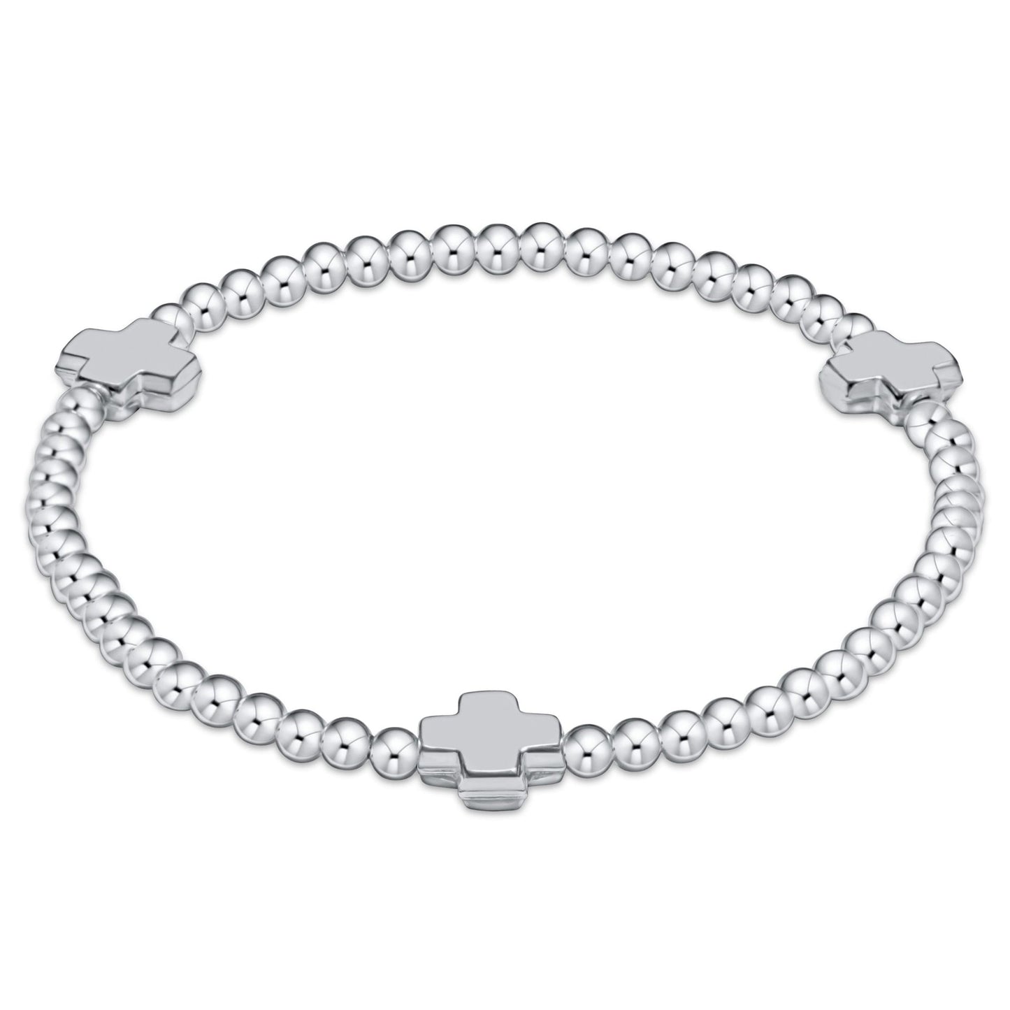 enewton Signature Cross Sterling 3mm Bracelet- Sterling