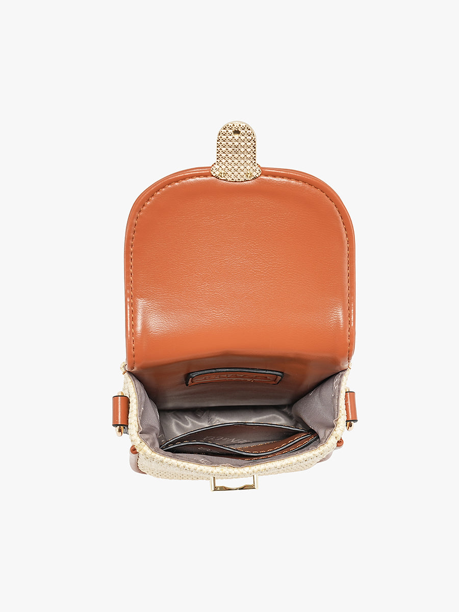 Jen & Co Ailany Straw Crossbody