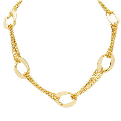 Open Circle Chain Necklace