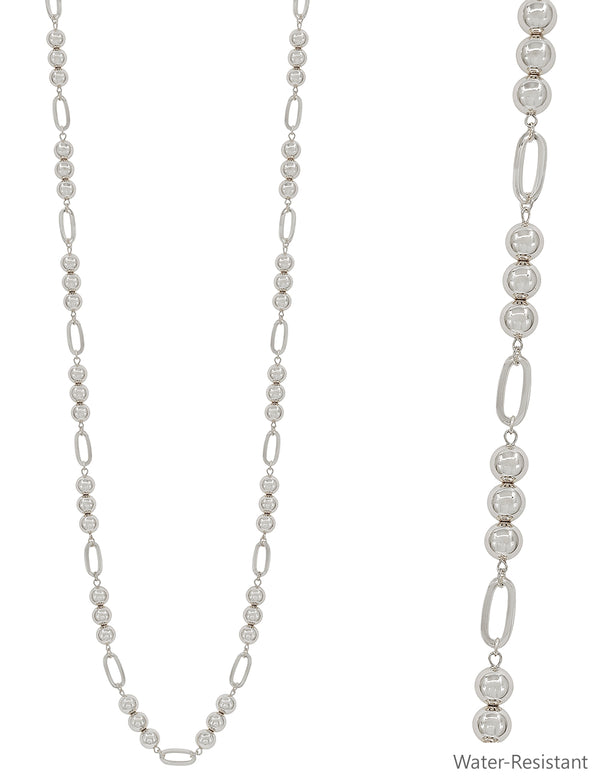 Silver Beaded Necklace