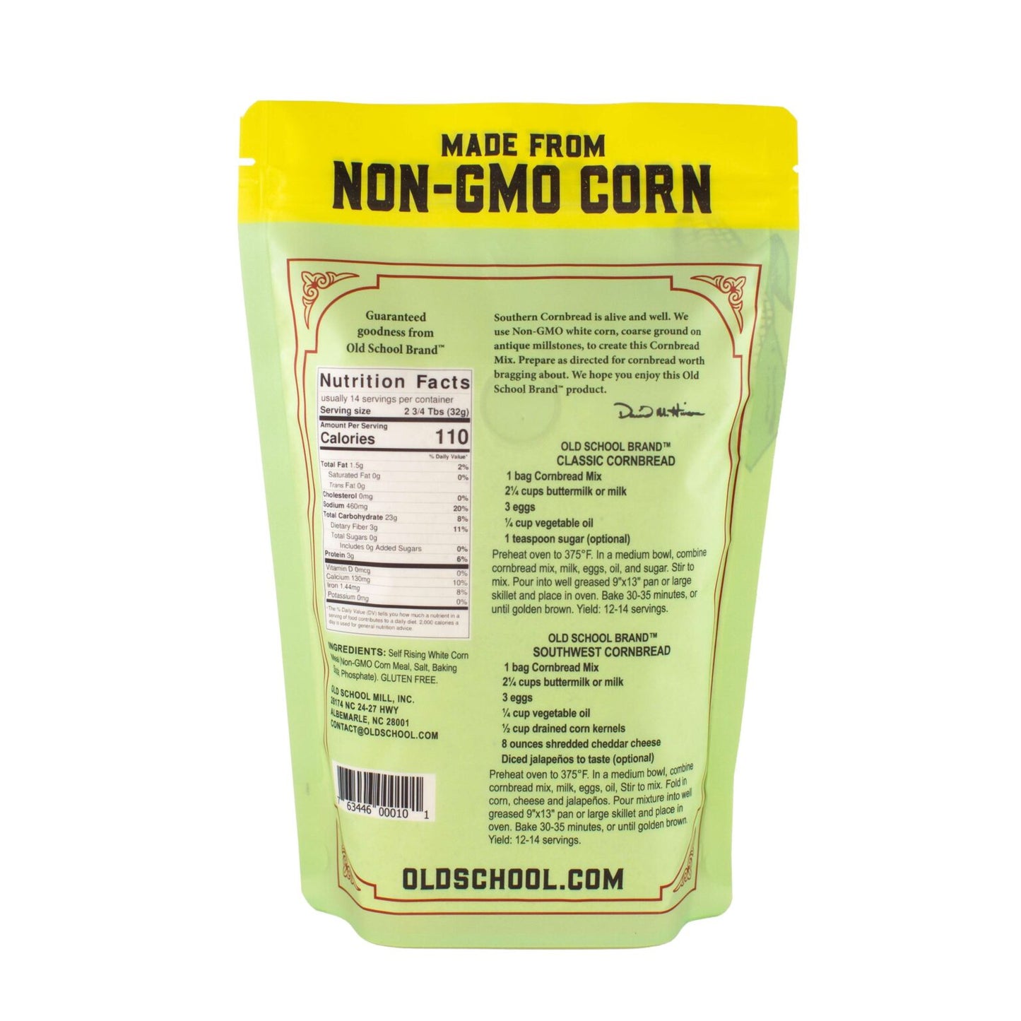 Old School Cornbread Mix