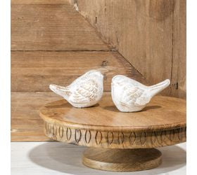Gold Wash Cement Birds