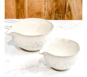 Fancy White Pour Bowls